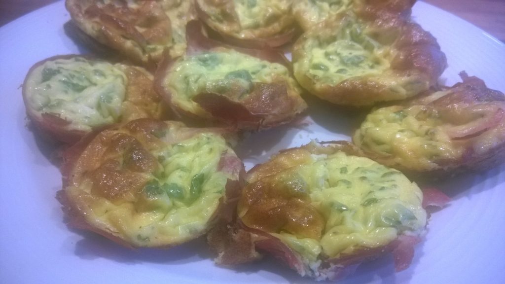 egg muffins Crust less quiche cancer nutrition recipe