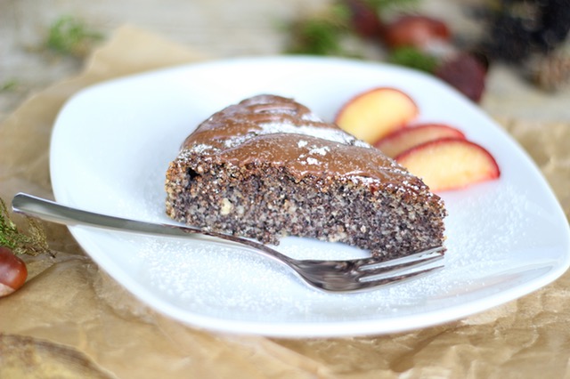 spiced apple chocolate cake