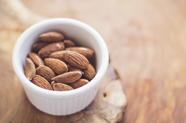 almonds - source of vegetarian and vegan protein