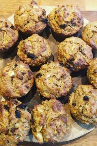 orange and Carrot cake muffins