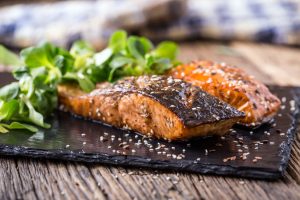 Asian baked sesame salmon recipe