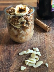 no bake apple crumble