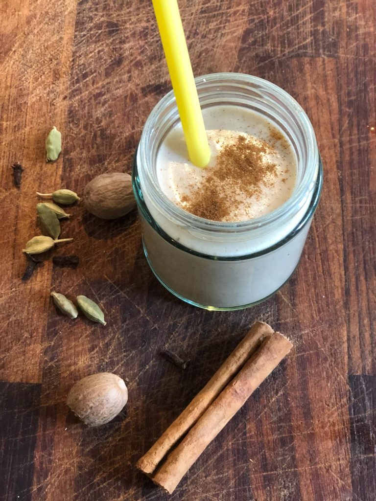 Spicy Chai Banana Smoothie: