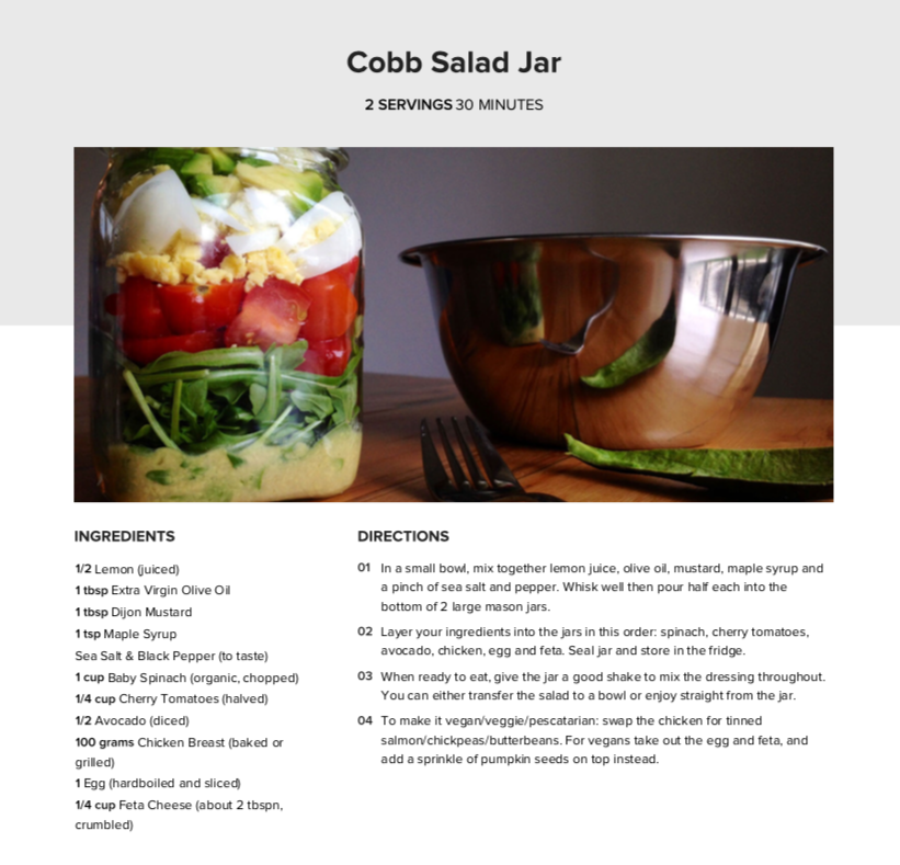 low carb lunches Cobb salad